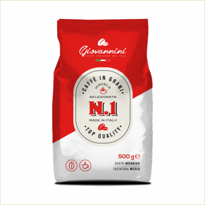 Giovannini Nr1 koffiebonen 500 gram - 