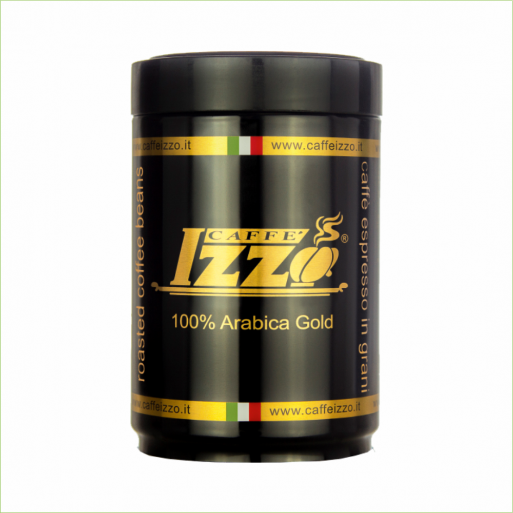 Izzo Gold 12 stuks koffiebonen 100% Arabica 250 gram gemalen - 