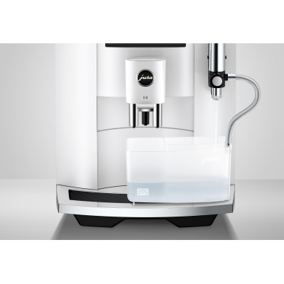 JURA E8 Piano White (EC) + Gratis proefpakket - 