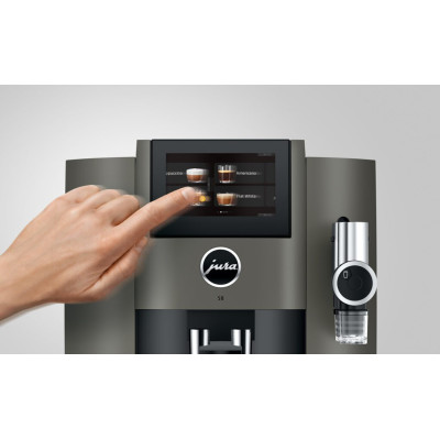 JURA S8 Dark Inox (EB) + Gratis Proefpakket -