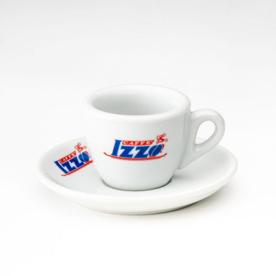 2 stuks Izzo kop en schotel cappuccino -