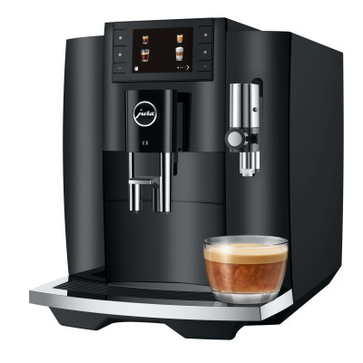 JURA E8 Piano Black (EC) + Gratis proefpakket -