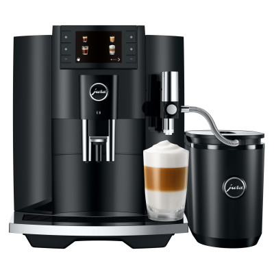 JURA E8 Piano Black (EC) + Gratis proefpakket -