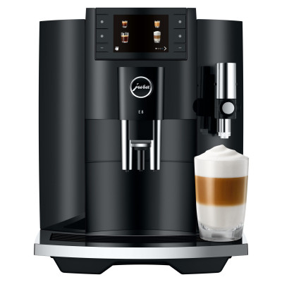 JURA E8 Piano Black (EC) + Gratis proefpakket -