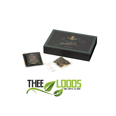 Theedoos eco-leer zwart - 