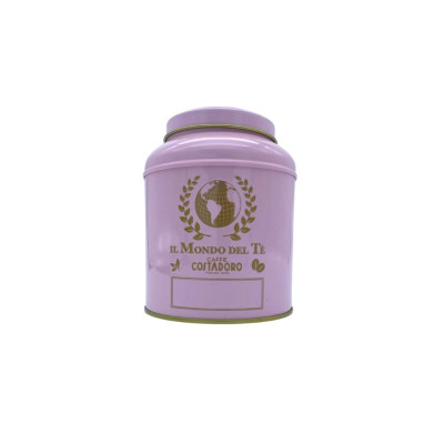 Pre order - Theeblik il Mondo del Te 125 grams pastelkleur lichtroze - 