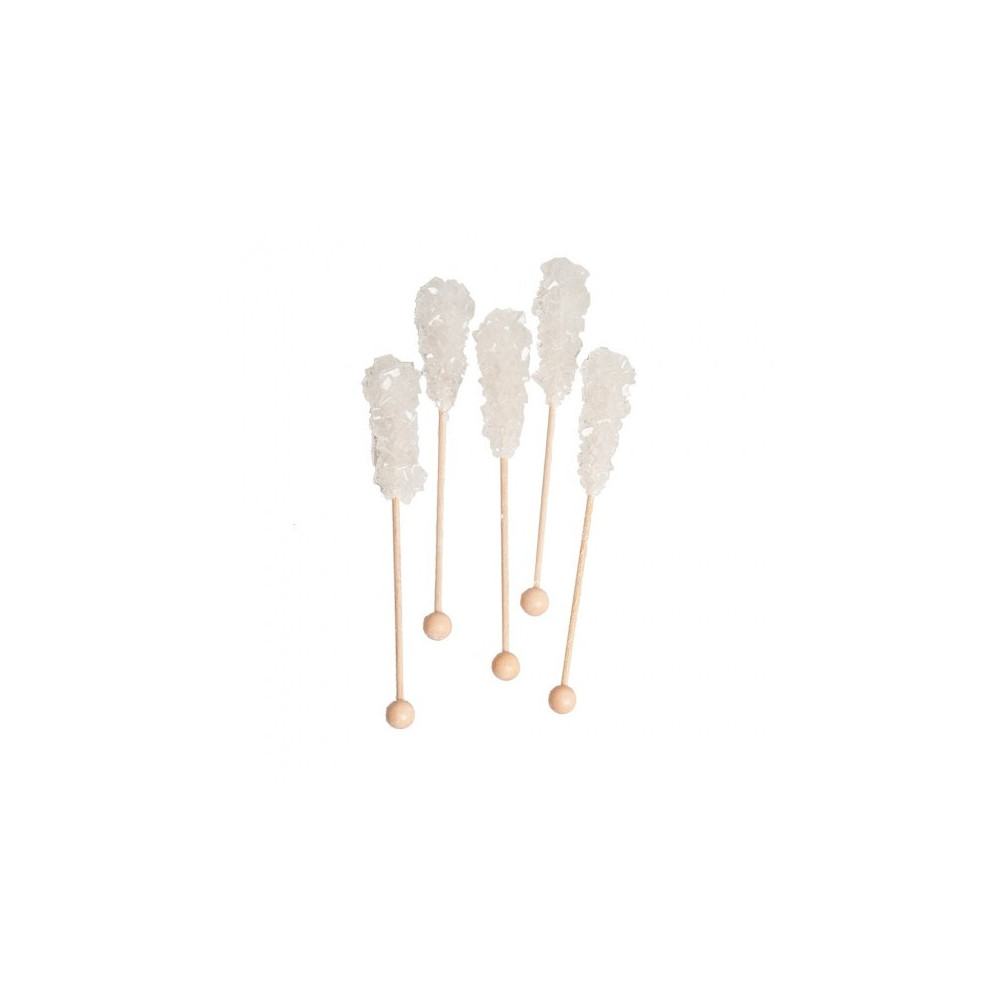 Kandij suikersticks wit luxe 10 stuks - 